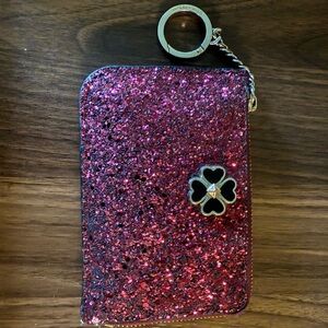 kate spade Red Wallet with Sparkling Finish